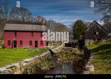 USA, Rhode Island, Saunderstown, Gilbert Stuart Birthplace, Heimat der frühen amerikanischen Maler Stockfoto