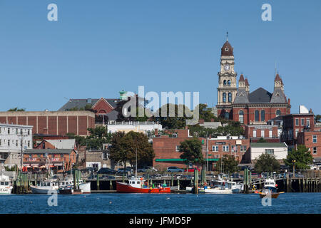 USA, Massachusetts, Cape Ann, Gloucester, Gloucester Harbor Stockfoto