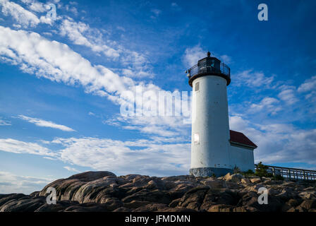 USA, Massachusetts, Annisquam Annisquam Leuchtturm Cape Ann Stockfoto