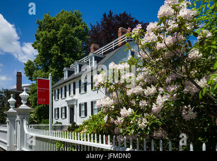 USA, Massachusetts, Salem, Seile Mansion, 1727, historisches Haus Stockfoto