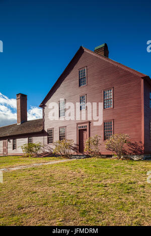 USA, Connecticut, Coventry, Nathan Hale Homestead, Geburtsort von US Unabhängigkeitskrieg Held, Nathan Hale, Herbst Stockfoto