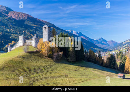 Heinfels Burg, Pustertales, Tirol, Austria, Europe. Stockfoto