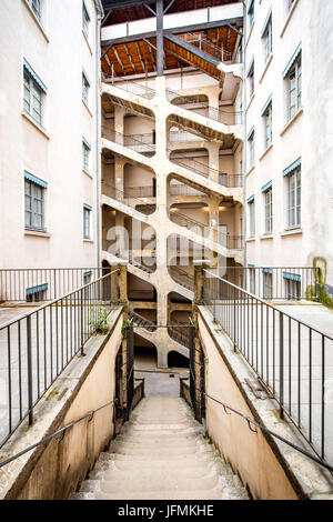 Stadt von Lyon in Frankreich Stockfoto