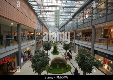 Impressionen aus den Arkaden am Potsdamer Platz in Berlin am 11. April 2017, Deutschland Stockfoto