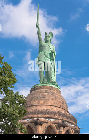 Hermannsdenkmal im Teutoburger Wald in Deutschland. Stockfoto