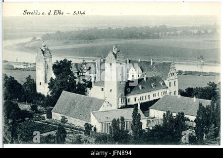 04259-Strehla-1903-Schloß-Brück & Sohn Kunstverlag Stockfoto