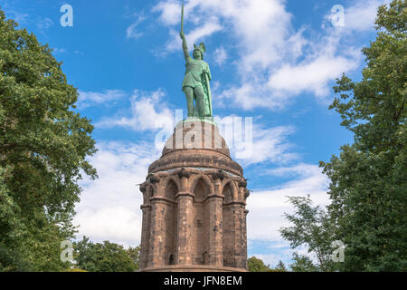 Hermannsdenkmal im Teutoburger Wald in Deutschland. Stockfoto