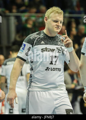 Deutsche Handball Spieler Patrick Wiencek (THW Kiel) Stockfoto