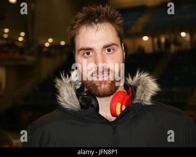 Deutsche Handball Spieler und Torwart Andreas Wolff (THW Kiel) Stockfoto