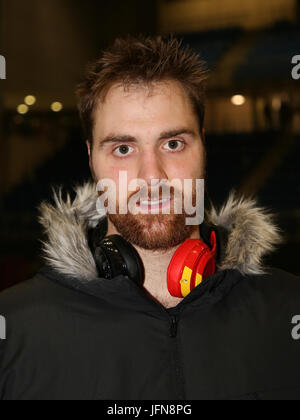 Deutsche Handball Spieler und Torwart Andreas Wolff (THW Kiel) Stockfoto