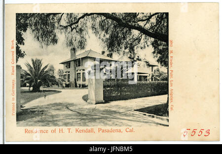 05553-Pasadena-1904-Residence von H. D. Kendall-Brück & Sohn Kunstverlag Stockfoto