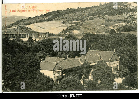 06999-Bad Sulza-1906-Hotel Kurhaus Mit Gradierwerken Brück & Sohn Kunstverlag Stockfoto