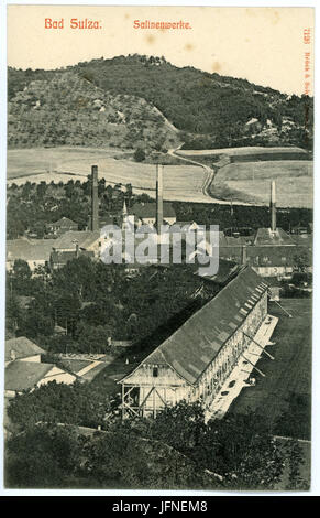 07126-Bad Sulza-1906-Salinenwerke-Brück & Sohn Kunstverlag Stockfoto