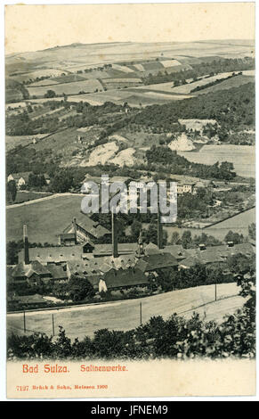 071 - bad Sulza-1906-Salinenwerke-Brück & Sohn Kunstverlag Stockfoto