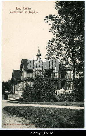 08650-Bad Sulza-1907-Inhalatorium Im Kurpark-Brück & Sohn Kunstverlag Stockfoto