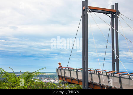 Sealy Lookout Wald Himmel Pier Coffs Harbour Australien Stockfoto