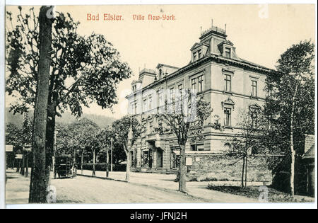 08913-Bad Elster-1907-Villa New York-Brück & Sohn Kunstverlag Stockfoto