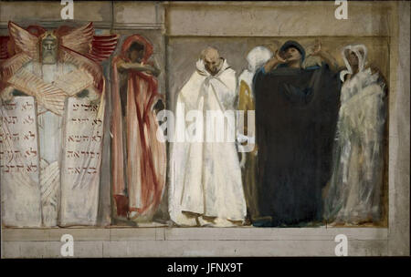 345John Singer Sargent, Studie für Fries der Propheten, Boston Public Library, 1894-95 Stockfoto