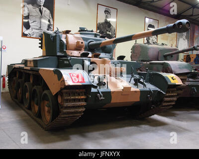 1944 Cruiser Tank Comet, Tanks in der Musée des Blindés, Frankreich, Bild-1 Stockfoto