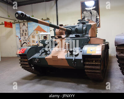 1944 Cruiser Tank Comet, Tanks in der Musée des Blindés, Frankreich, Pic-3 Stockfoto