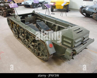 1955 Fouga 90, VP Tanks in der Musée des Blindés, Frankreich, Pic-8 Stockfoto