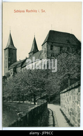 10754-Rochlitz-1909-Schloß-Brück & Sohn Kunstverlag Stockfoto