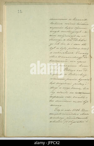 AGAD Zapiski Sporządzone w Komisji Rządowej Spraw Wewnętrznych ich Duchownych Dotyczące Patriotycznej Postawy ks. Antoniego Kotowskiego Stockfoto