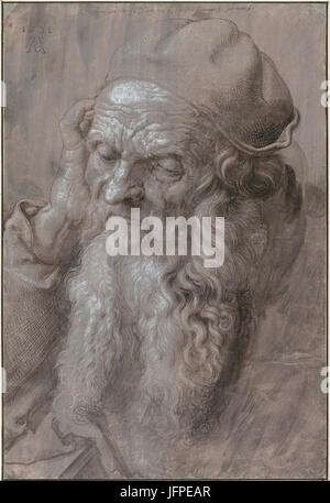 Albrecht Dürer - Kopf eines alten Mannes, 1521 - Google Art Project Stockfoto