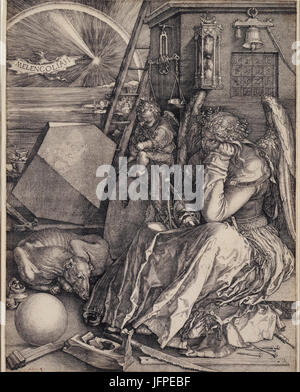 Albrecht Dürer - Melancolia I - Google Art Project Stockfoto