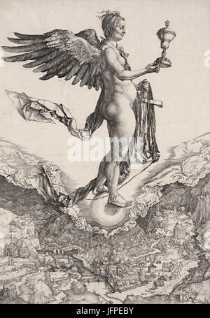Albrecht Dürer - Nemesis - Google Art Project Stockfoto