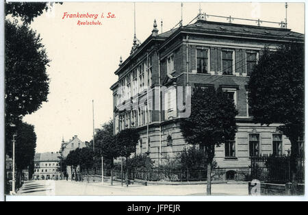 11146-Frankenberg-1910-Realschule-Brück & Sohn Kunstverlag Stockfoto