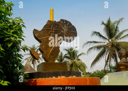 Slave Route in Benin Stockfoto