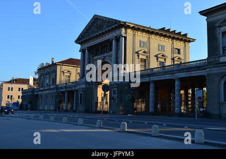 Seitenansicht des Foro Boario in Padua, Italien Stockfoto