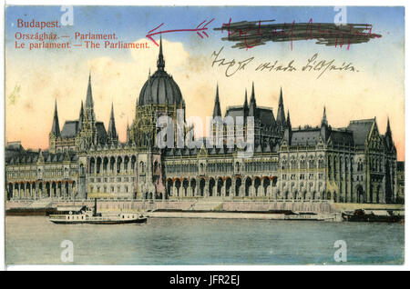 12800-Budapest-1911-Parlament-Brück & Sohn Kunstverlag Stockfoto