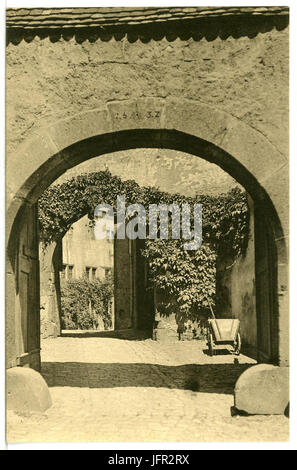 13004-Rochlitz-1911-Schloßhöfe-Brück & Sohn Kunstverlag Stockfoto