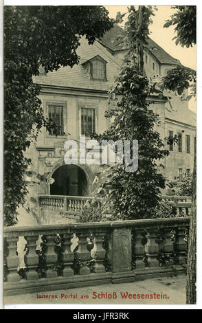 13616-WEEsEnsTEinER-1911-Inneres Portal Vom Schloß-Brück & Sohn Kunstverlag Stockfoto