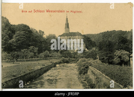 13618-WEEsEnsTEinER-1911-Blick Aufs Schloß-Brück & Sohn Kunstverlag Stockfoto