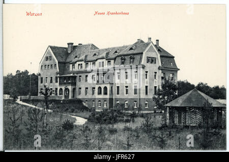 15090-Wurzen-1912-Neues Krankenhaus-Brück & Sohn Kunstverlag Stockfoto