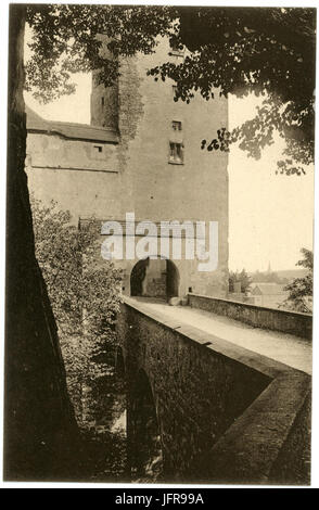 17261-Rochlitz-1914-Oberer Eingang Schloß-Brück & Sohn Kunstverlag Stockfoto