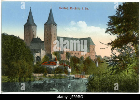 17312-Rochlitz-1914-Schloß-Brück & Sohn Kunstverlag Stockfoto