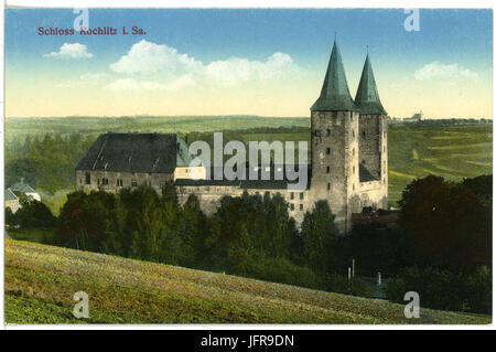17363-Rochlitz-1914-Schloß-Brück & Sohn Kunstverlag Stockfoto