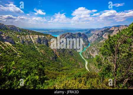 Die alpinen Canyon im Frühjahr Stockfoto