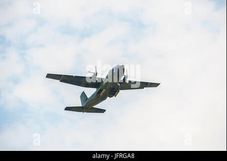 Militärische Transportflugzeug Transall c-160 Stockfoto