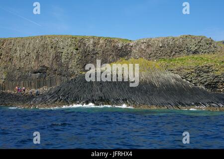 Insel von Staffa, Inneren Hebriden, Schottland Stockfoto