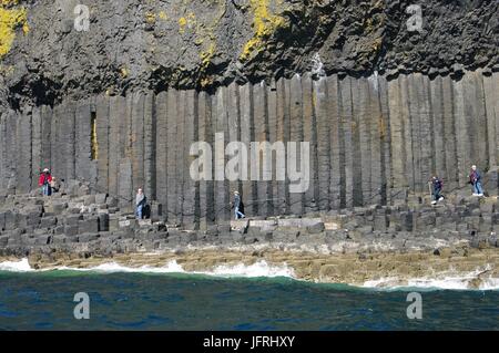 Insel von Staffa, Inneren Hebriden, Schottland Stockfoto