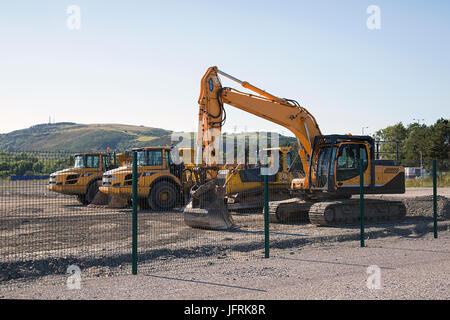 Baufahrzeuge Stockfoto