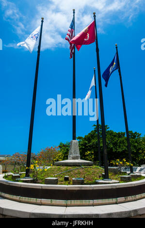 Saipan, Nördliche Marianen, Central Pacific American Memorial Park Stockfoto