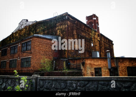 Das Gebäude des alten Lagers in Moskau, Russland Stockfoto