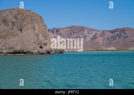 Meer der Cortes, Isla Espiritu Santo, La Paz Baja California Sur. Mexiko Stockfoto