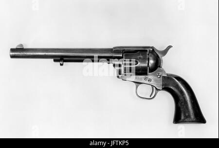 Peacemaker Colt Single Action Army Revolver, Serien Nr. 4519 MET 59.143.4 169744 jan2015 Stockfoto